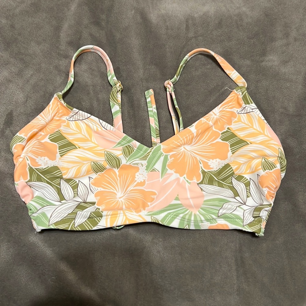 Tropical bikini top